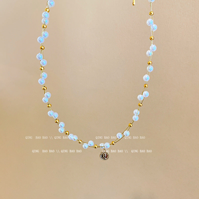 Women's Versatile High Sense Short Pearl Design Necklaces