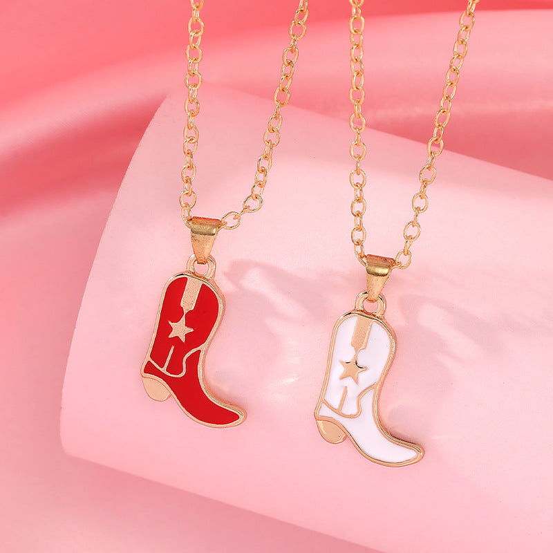 Boots Stylish Simple Versatile Clothing Decorations Necklaces