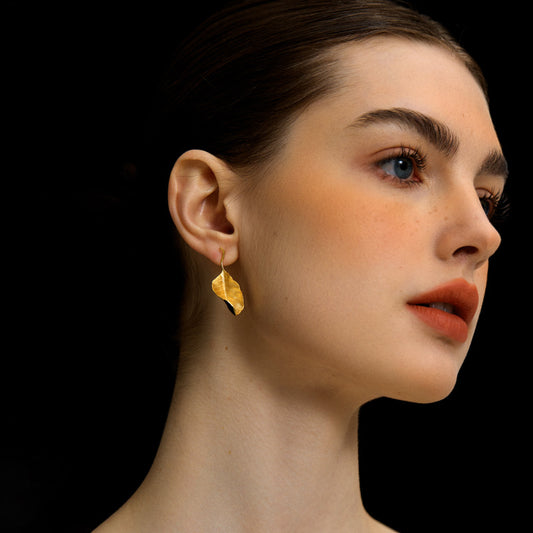 Sier French Artistic Romantic Elegant Graceful Earrings