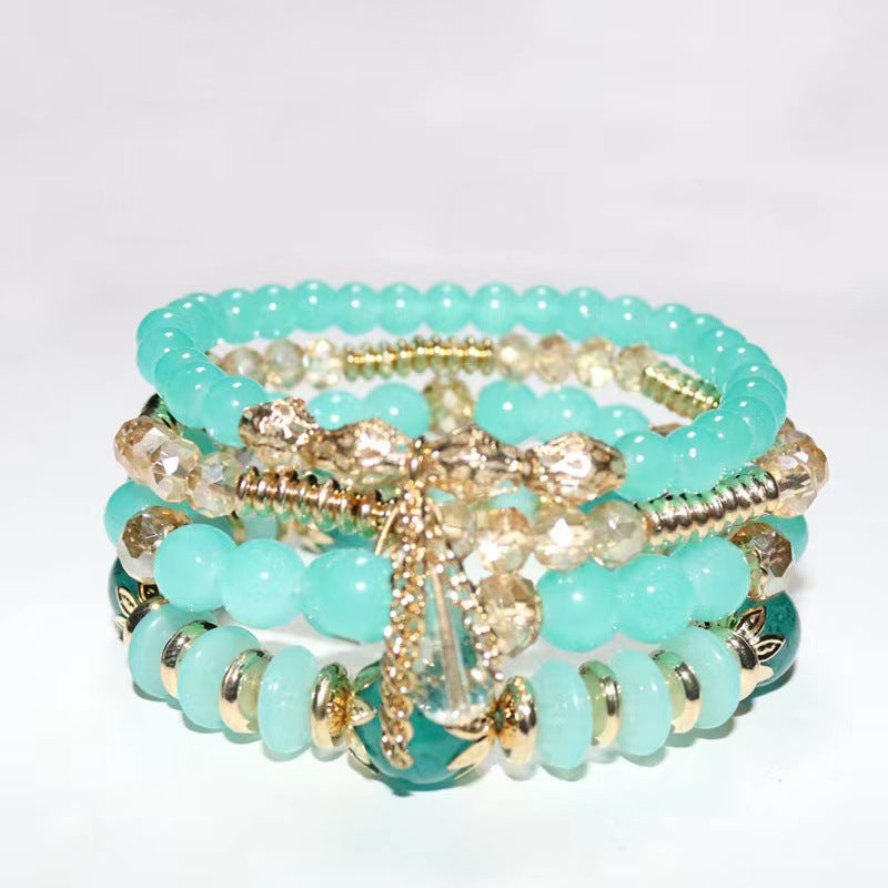 Women's Bohemian Elegant Crystal Exotic Suit Jewelry Bracelets