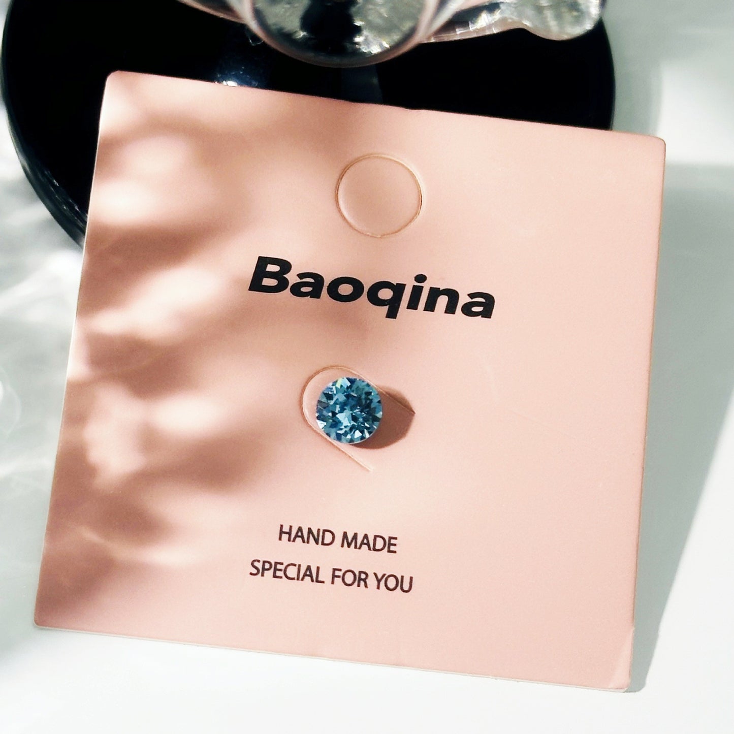 Titanium Steel Niche Super Flash Ear Bone Pin Small Earrings