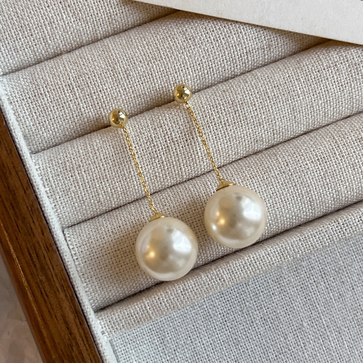 Light Luxury Long Fringed Pearl High-grade Graceful Earrings