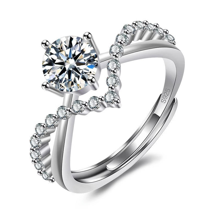 Women's Crown For Love Niche Accessories Simple Rings