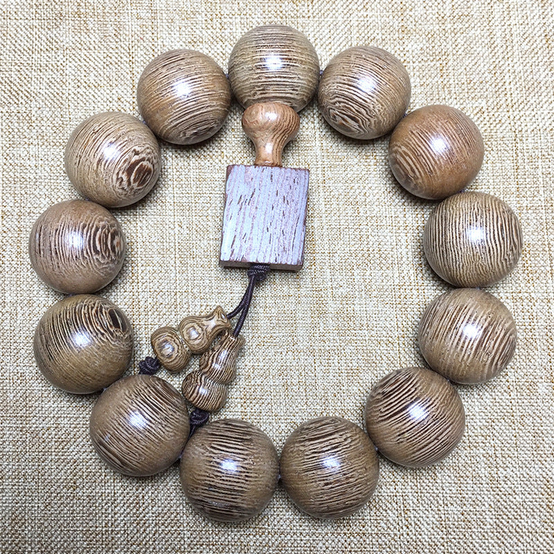 Material Rift Grain Door Frame Buddha Beads Rosary Bracelet