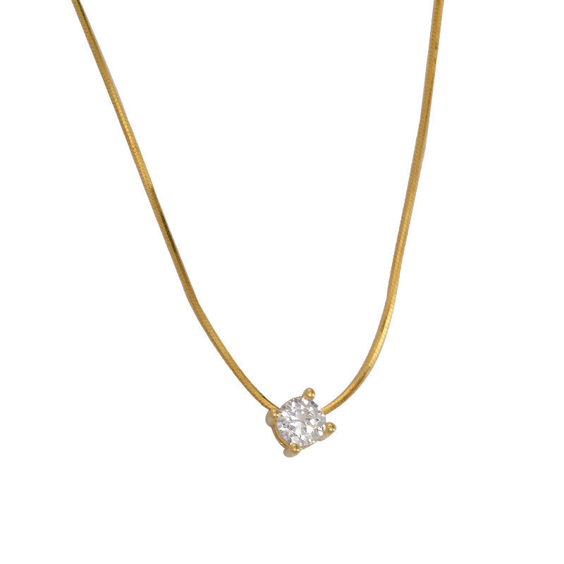 Sterling Sier Trendy Light Luxury Minority Necklaces