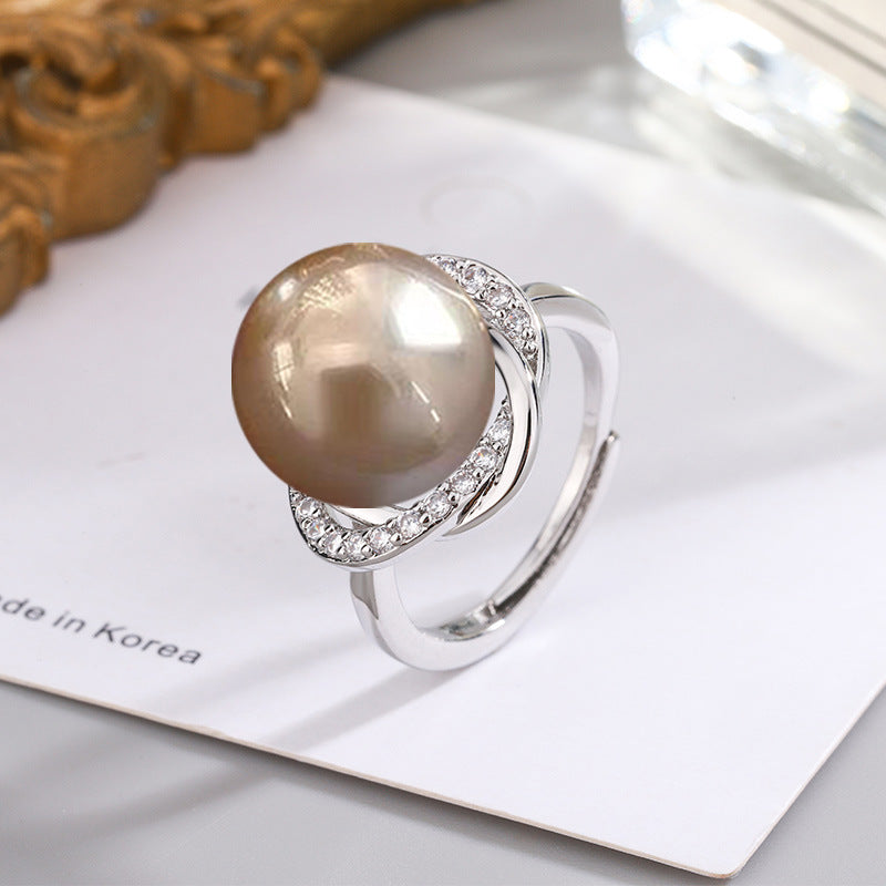 Women's Trendy Luxury Gold White Champagne Demon Purple Rings