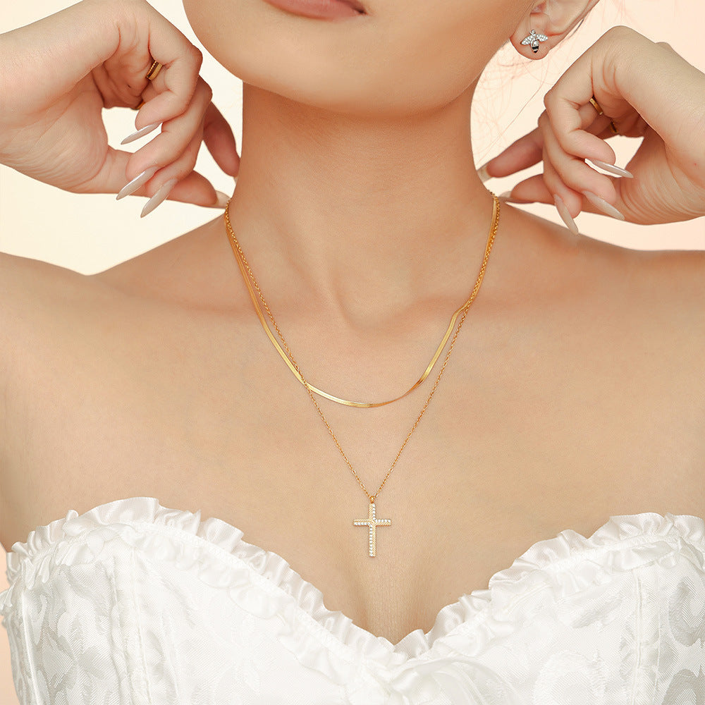 Special Interest Light Luxury Twin Titanium Pendants