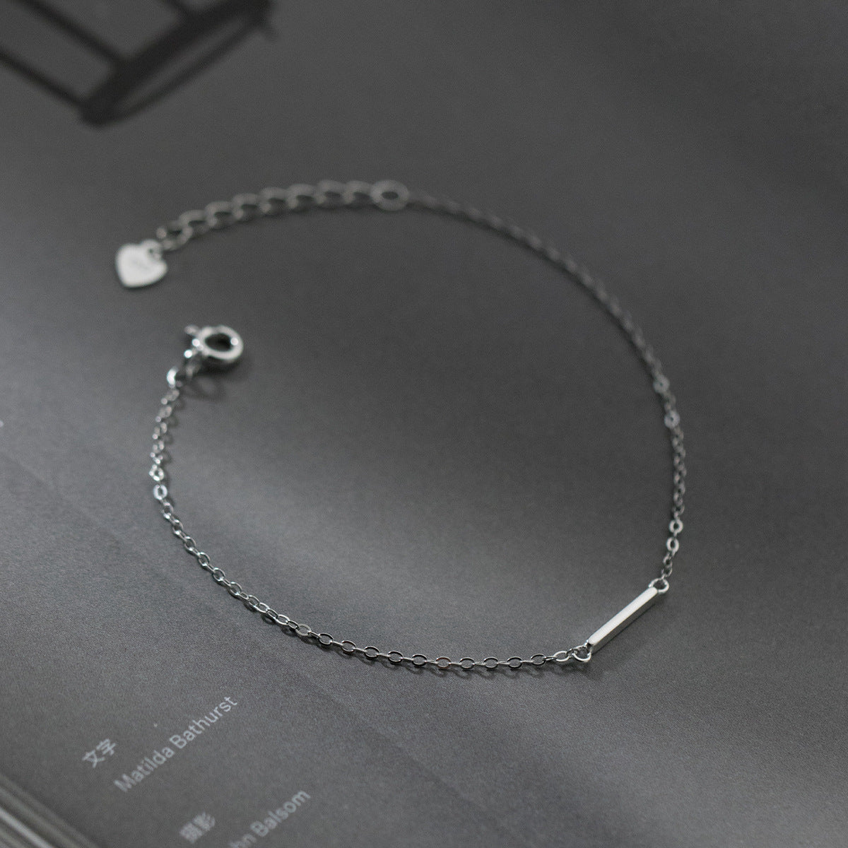 Sterling Sier Mini Single Stick Slim Bracelets