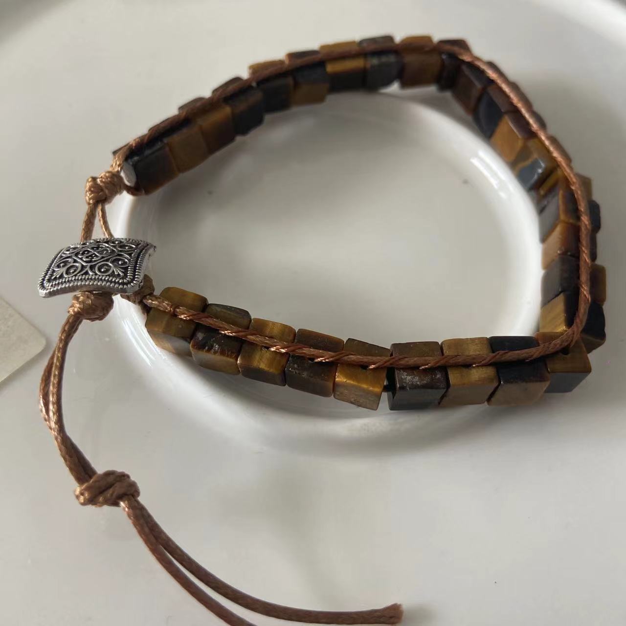 Ornament Emperor Stone Hand-woven Leather Bohemian Bracelets