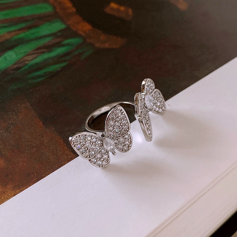 Women's Affordable Luxury Titanium Steel Index Finger Rings