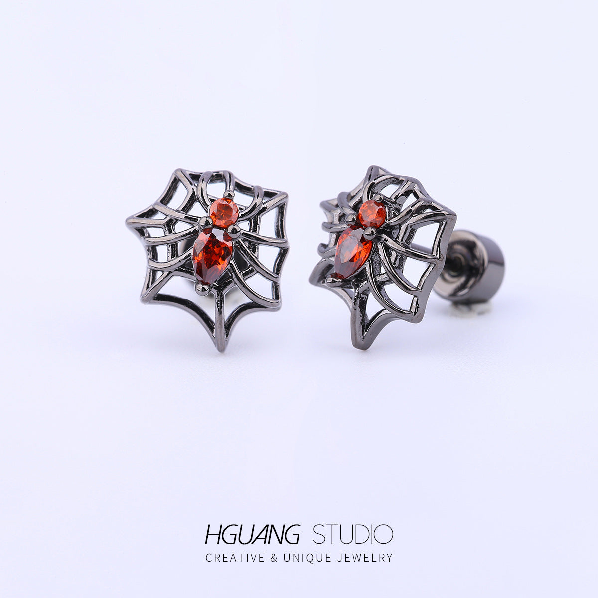 Titanium Steel Gold Plated Ear Bone Earrings