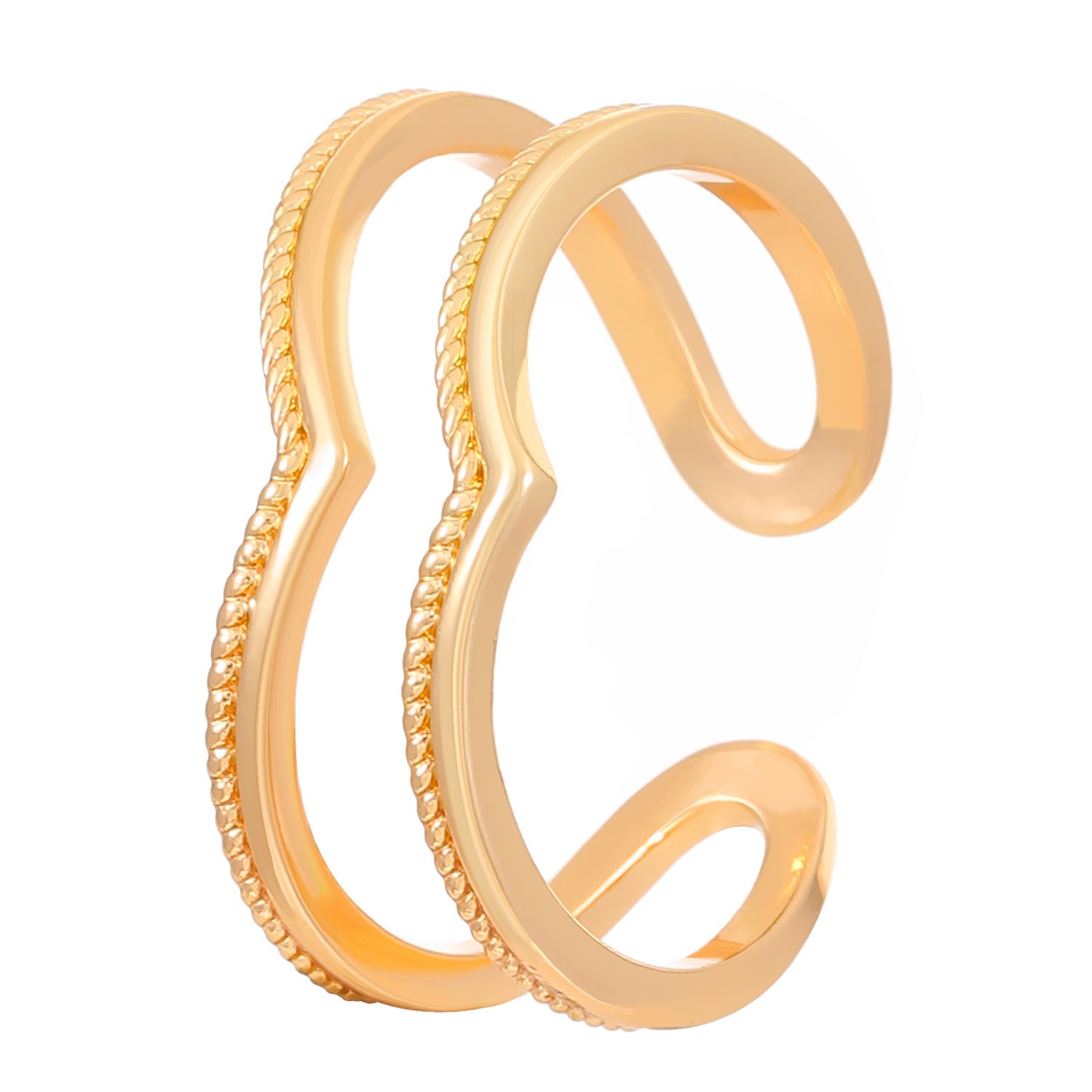Love Cross Open Female Special Interest Rings