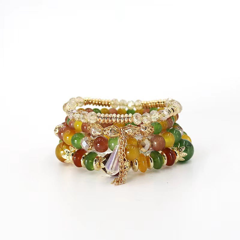 Women's Bohemian Elegant Crystal Exotic Suit Jewelry Bracelets