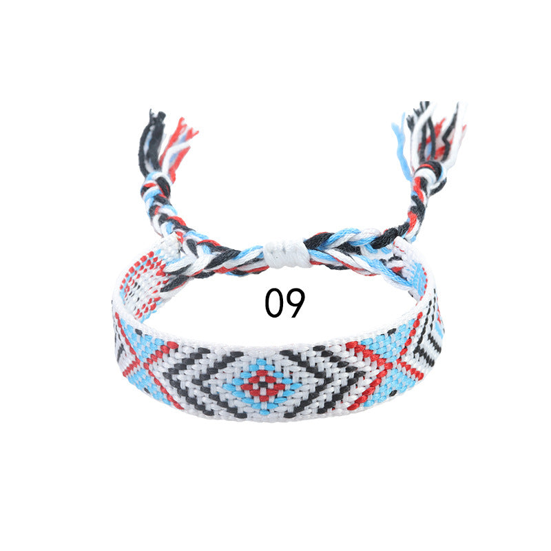 Nepal Ethnic Style Woven Wrist Strap Bracelets