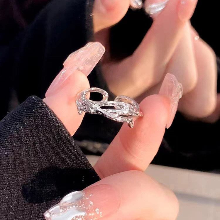 Pair Simple Gift Male Index Finger Rings