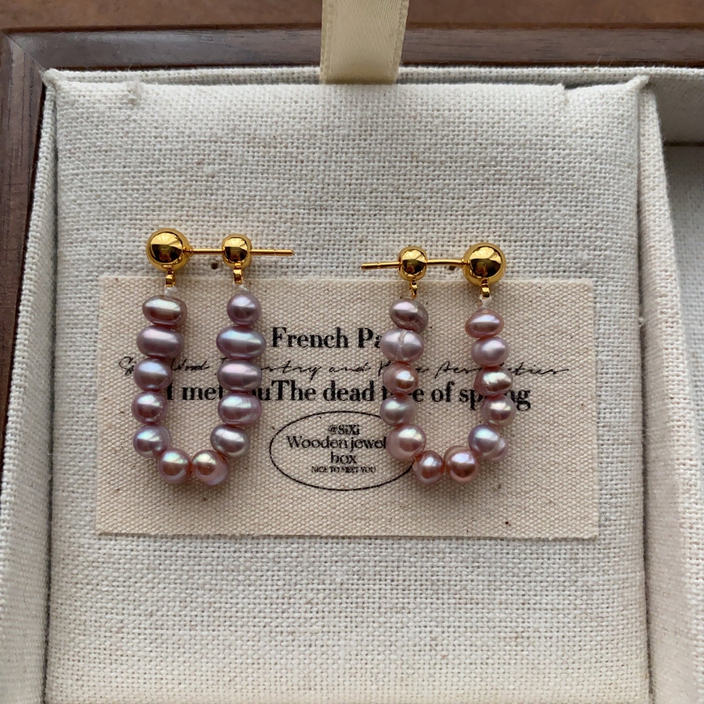 Baroque Pearl Ear Clip High Sense Design Affordable Luxury Earrings
