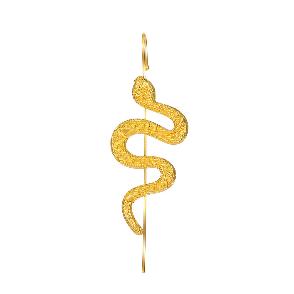 Exaggerated Snake Graceful Personality Pattern Ear Earrings