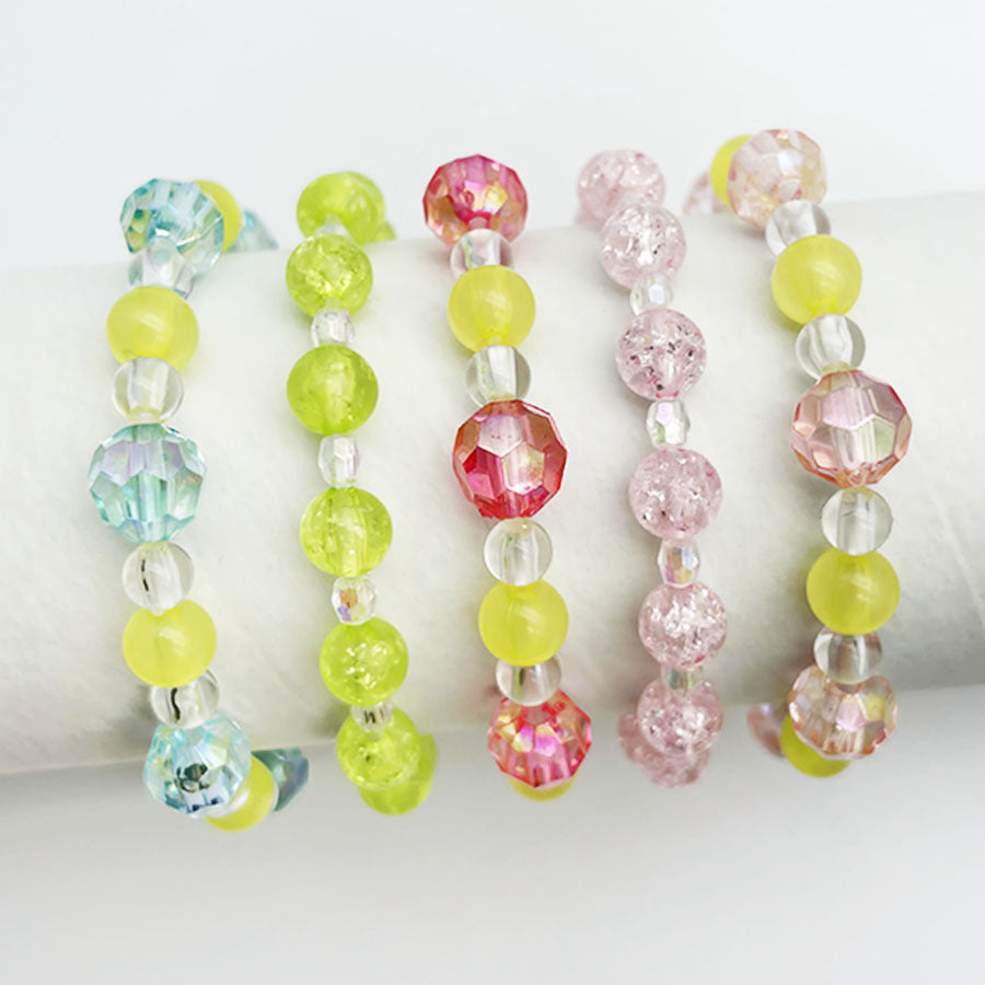 Crystal Female Fluorite Acrylic Fashion Exquisite Bracelets