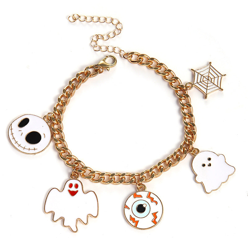 Oil Dripping Pumpkin Head Ghost Festival Bracelets