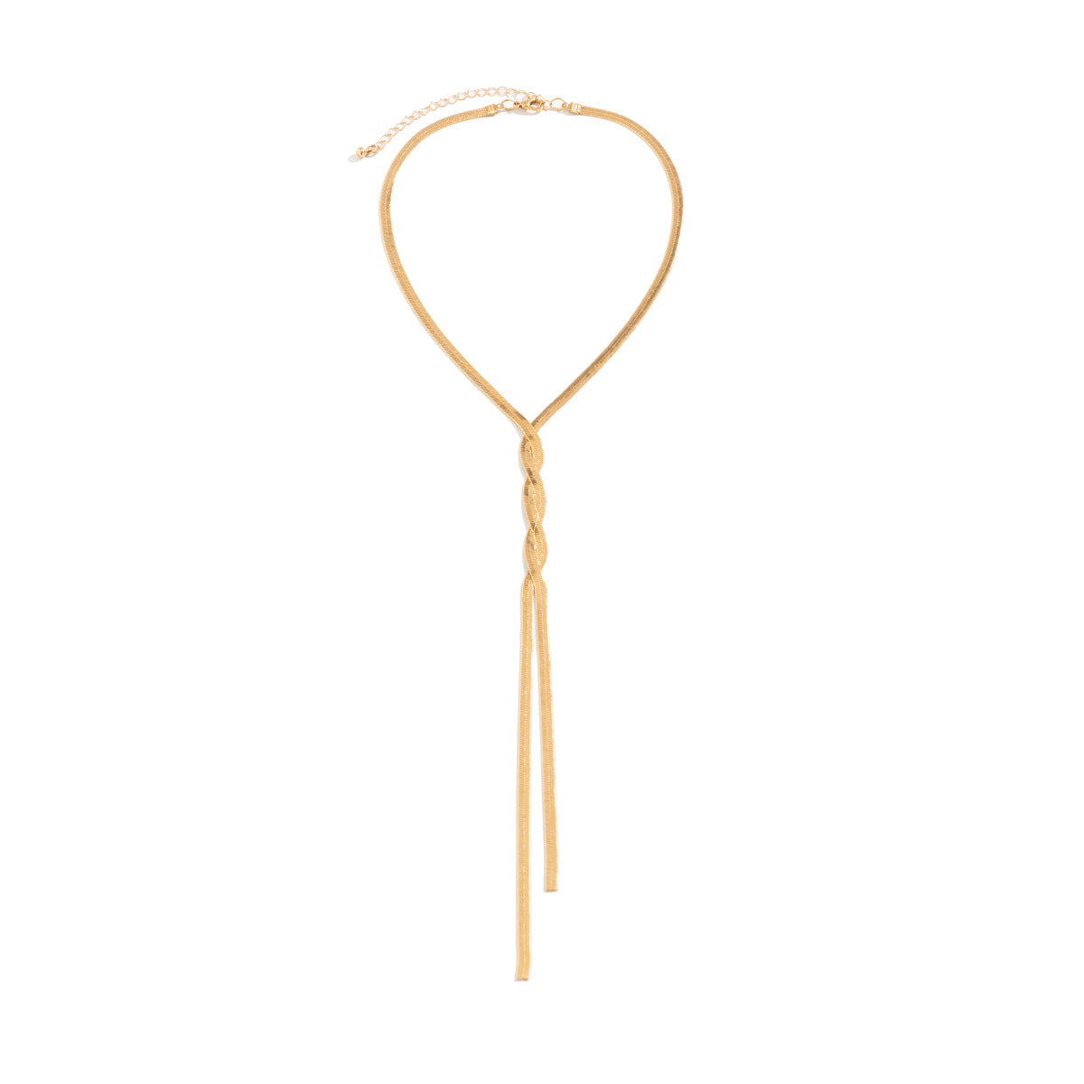 Ornament Hip Hop Metallic Snake Bone Necklaces