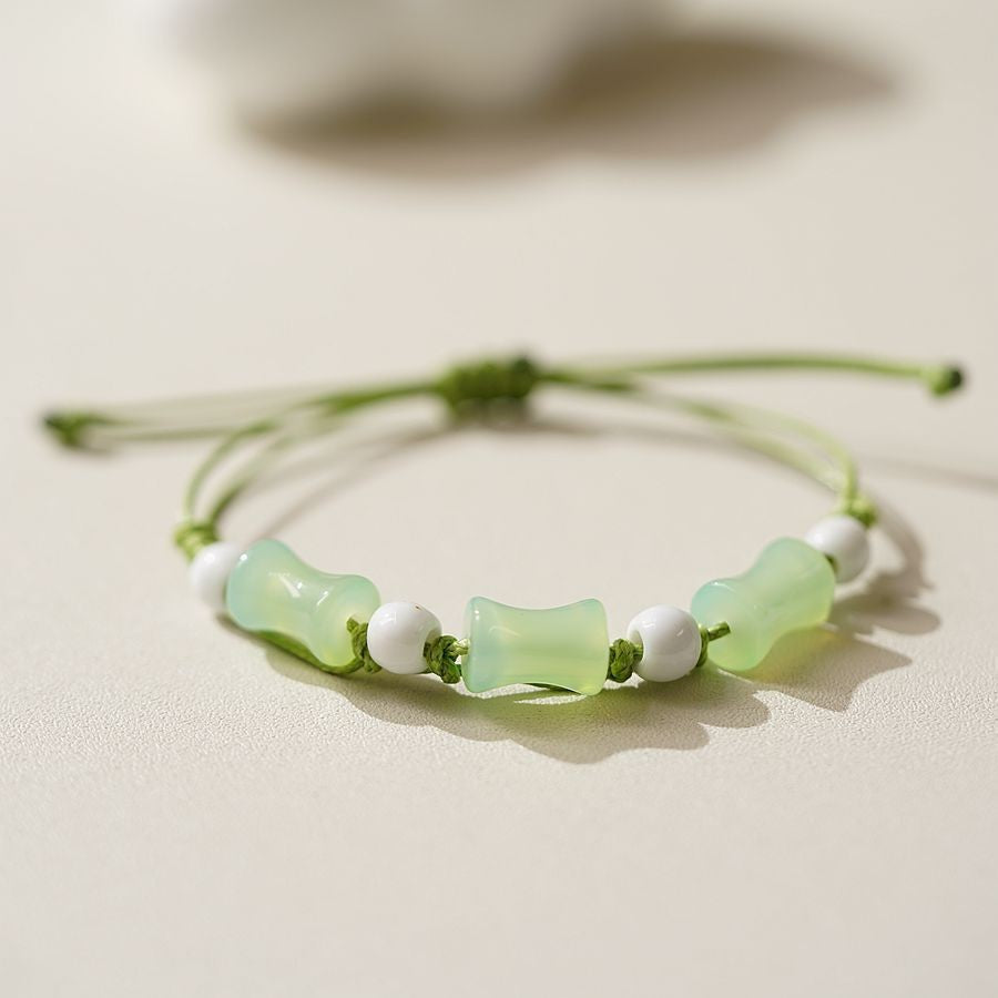 Woven Hand Strap Lucky Bamboo Boys Bracelets