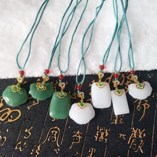 Women's & Men's Buckle Lucky For Popular Ornament Sweater Chain Necklaces