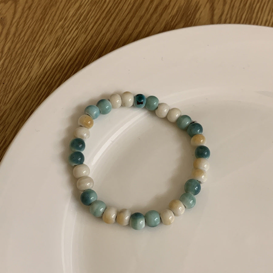 Niche Retro Chinese Beaded Handmade Stall Bracelets