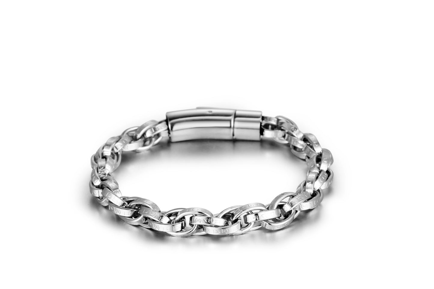 Men's Oriental Titanium Steel Vintage Distressed Handmade Chain Bracelets