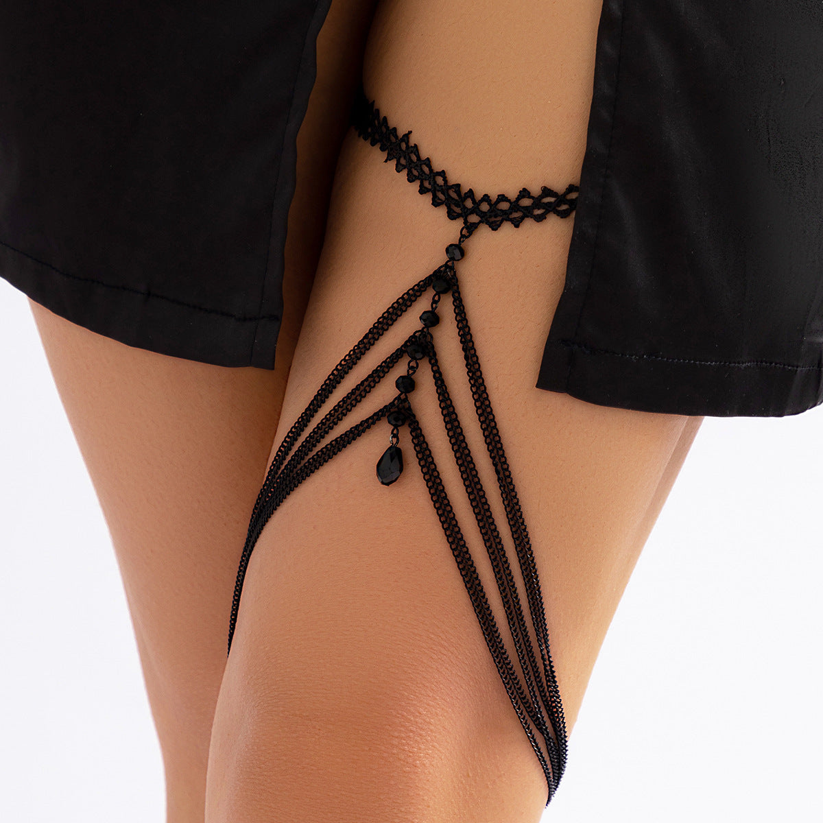 Chain Female Personality Sweet Cool Pearl Anklets