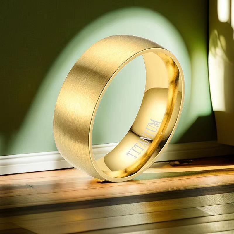 Men's Stainless Steel Titanium High-grade Hip Hop Niche Wind Rings