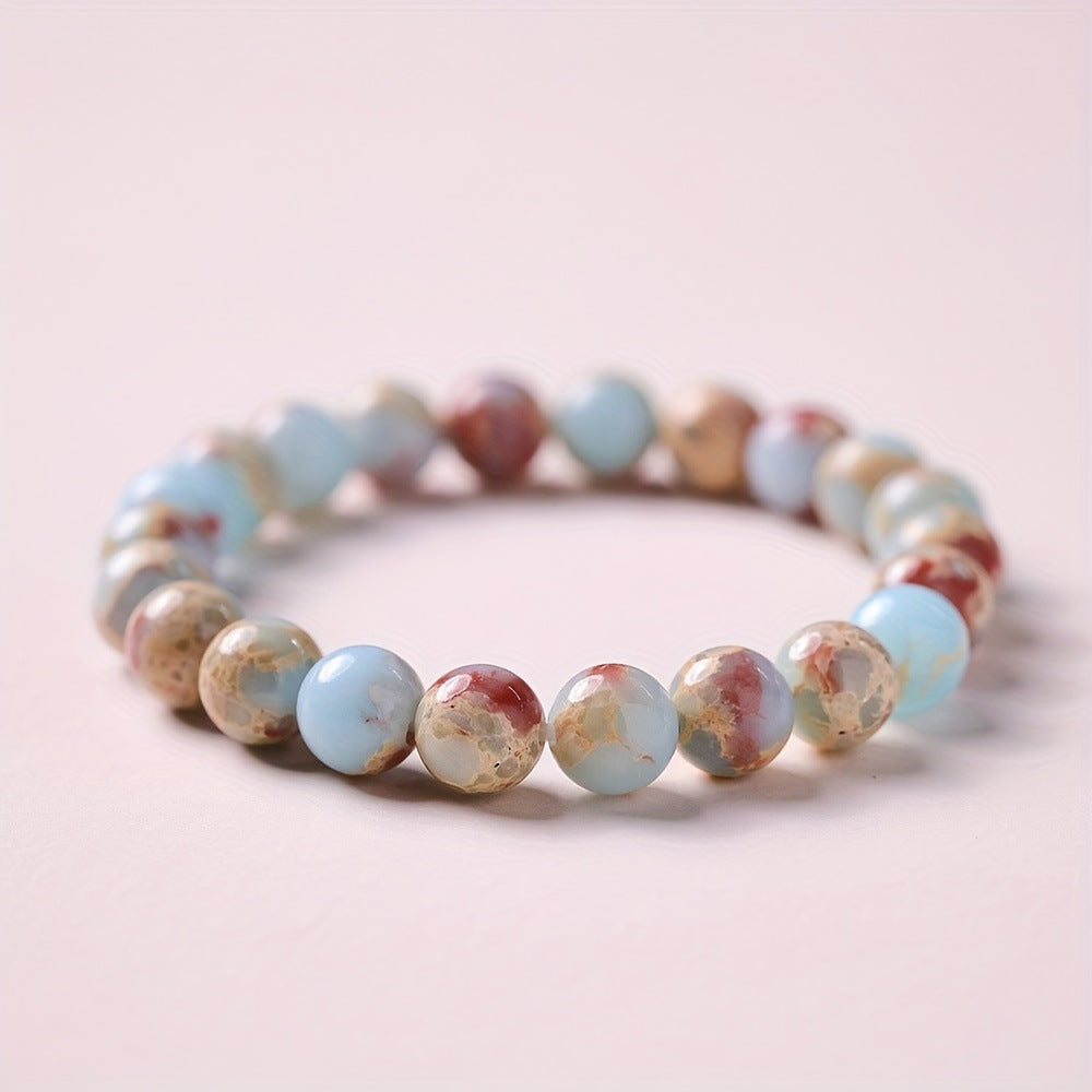 Men's Tigereye Beaded Ornament Haematite Obsidian White-barked Bracelets