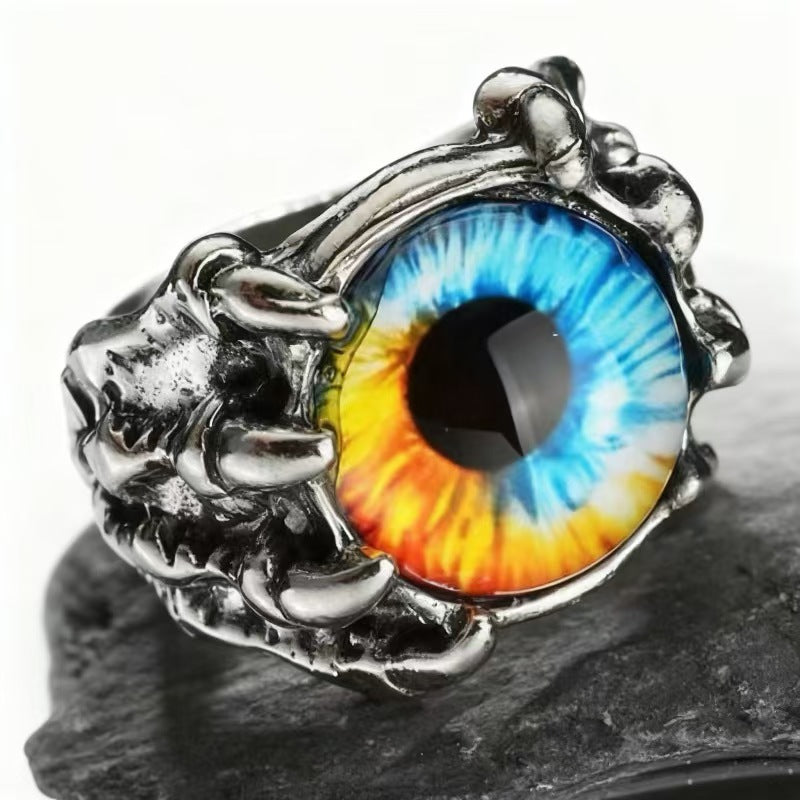 Evil Eye Demon Unisex Personality Punk Cool Fashion Ring