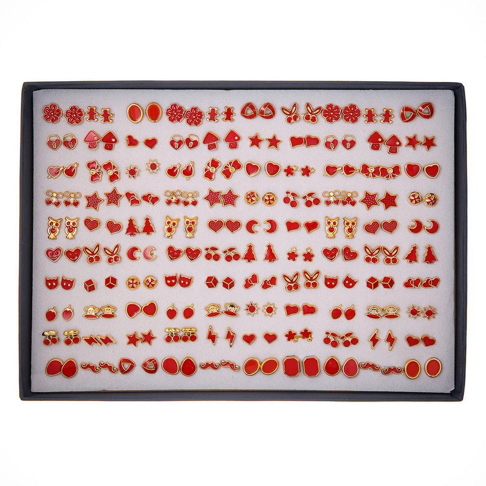 Korean Style Plastic Pair Boxed Collection Dripping Rings