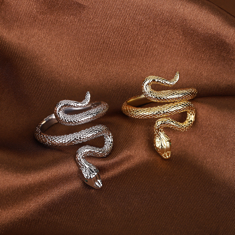 Green Eye Snake Fashion Personality High Rings