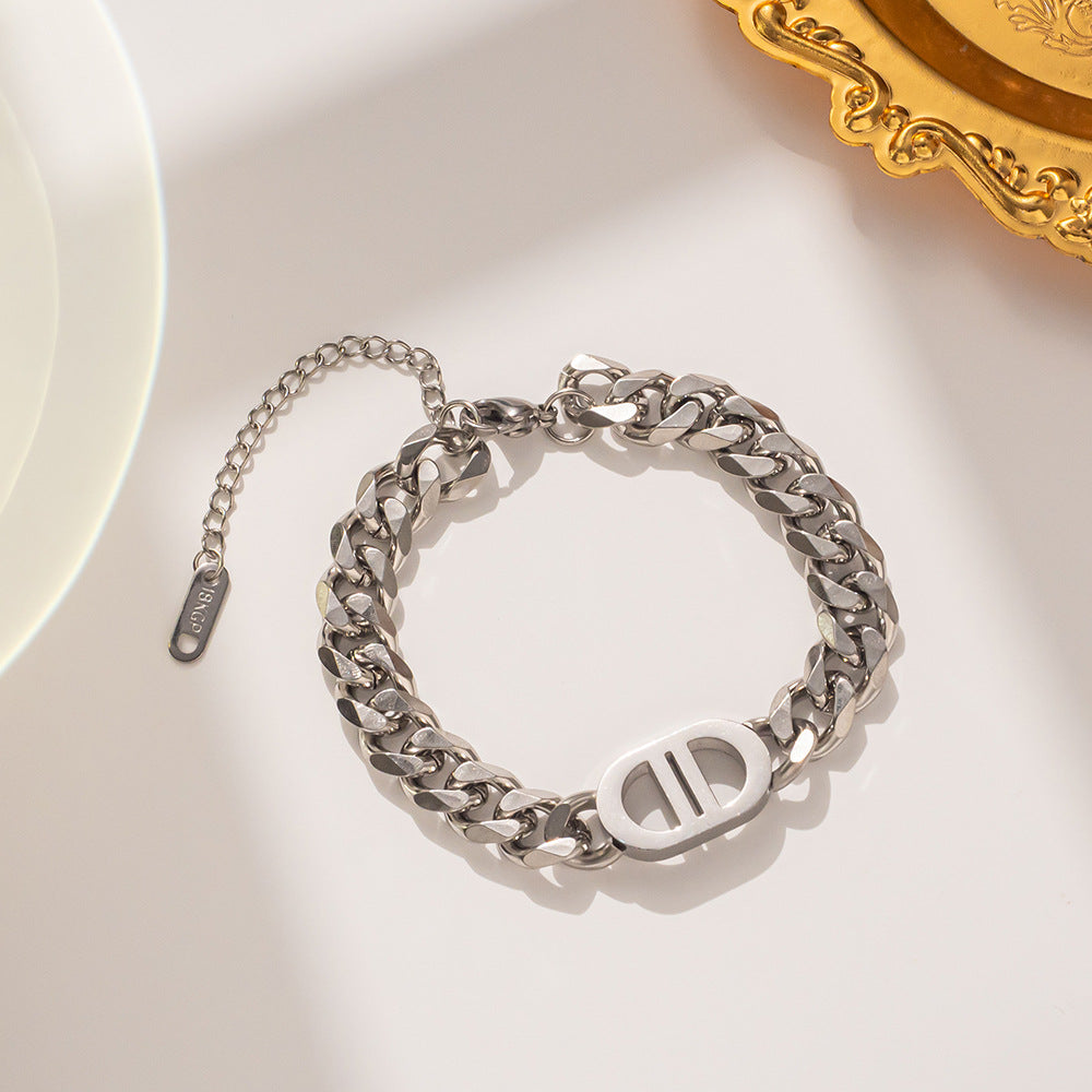 Chain Hip Hop Short Temperamental Niche Bracelets