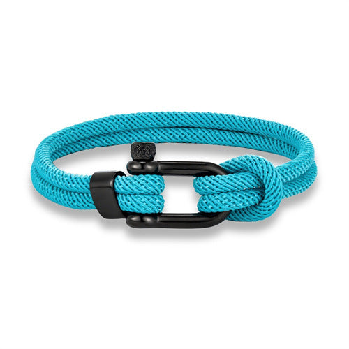 Men's Stainless Steel Vachette Clasp Milan Rope Bracelets