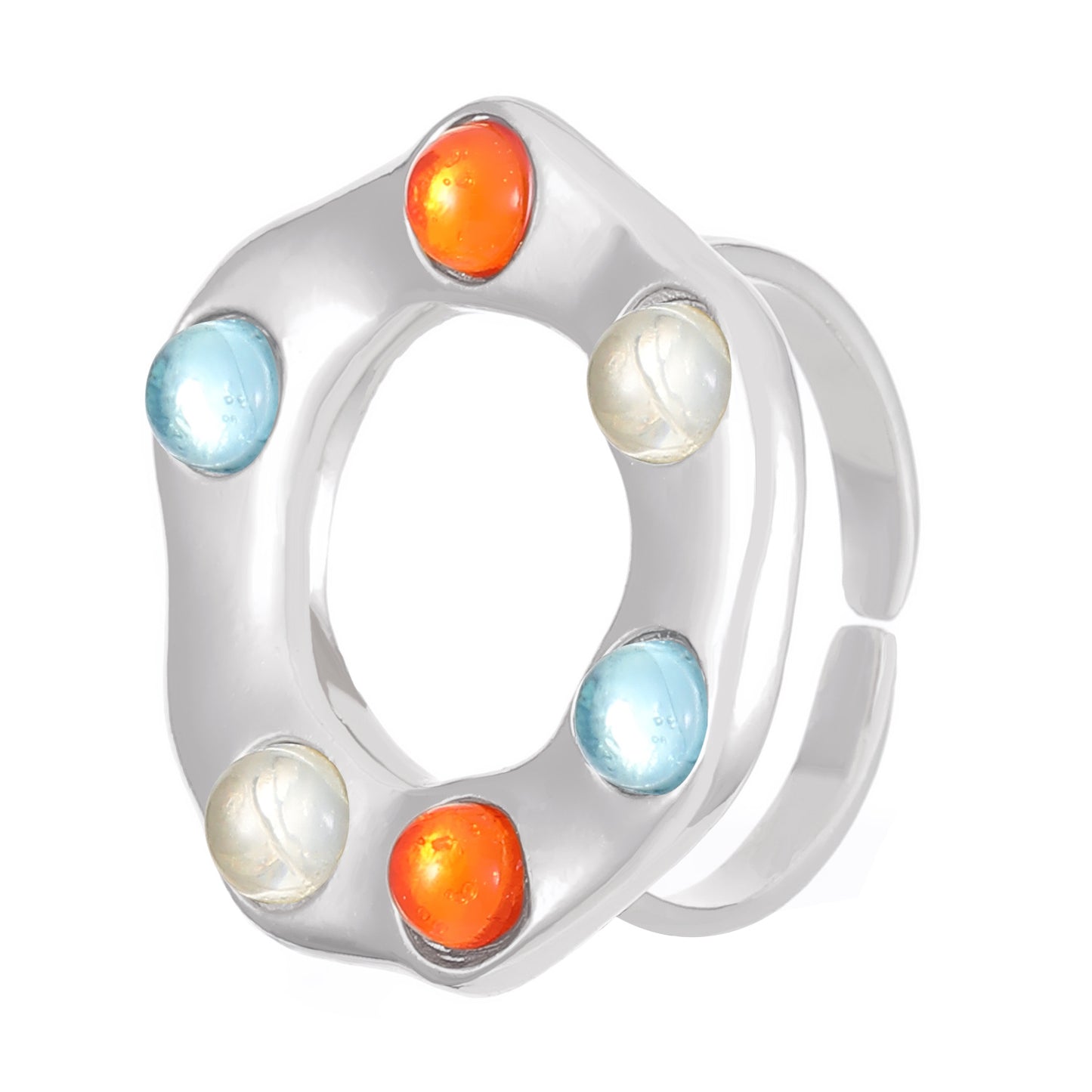 Love Cross Open Female Special Interest Rings