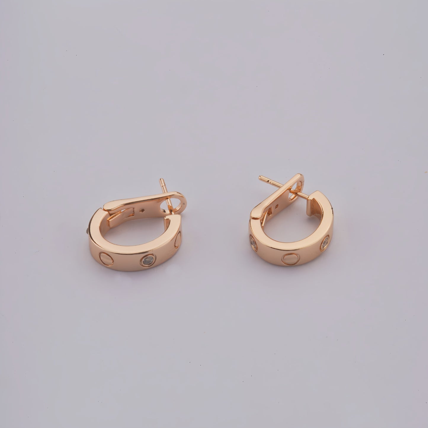 Women's High Version Diamond Shaped Ear Clip Affordable Luxury Stud Earrings