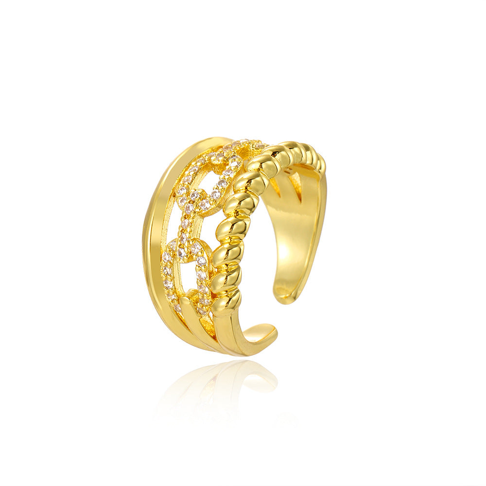 Women's & Men's String Clip Open Hip Hop Width Rings
