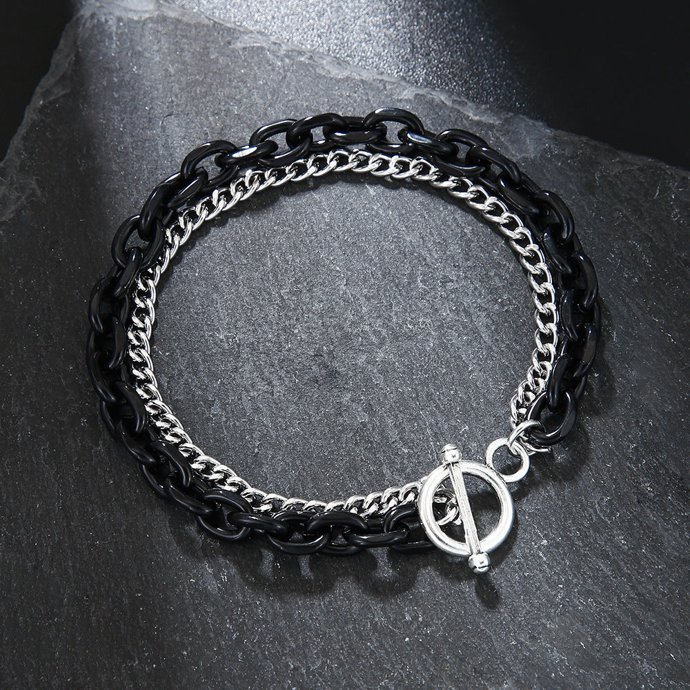 Women's & Men's Cold Style Boys Decorative Accessories Simple Bracelets