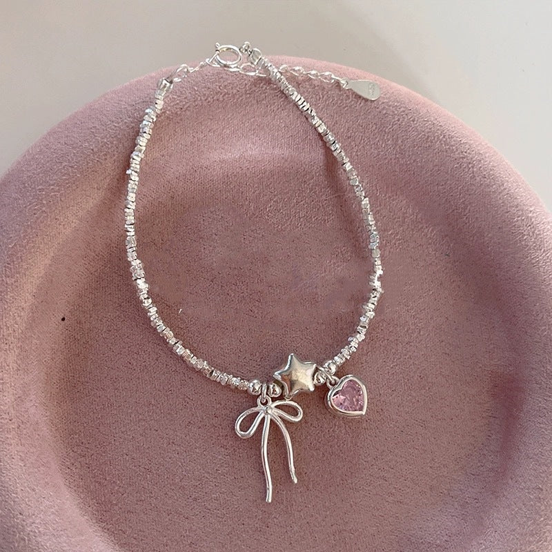 Bow Female Summer Ballet Style Sweet Necklaces
