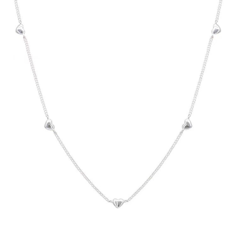 Women's Sterling Sier Loving Heart Light Luxury Minority Bracelets