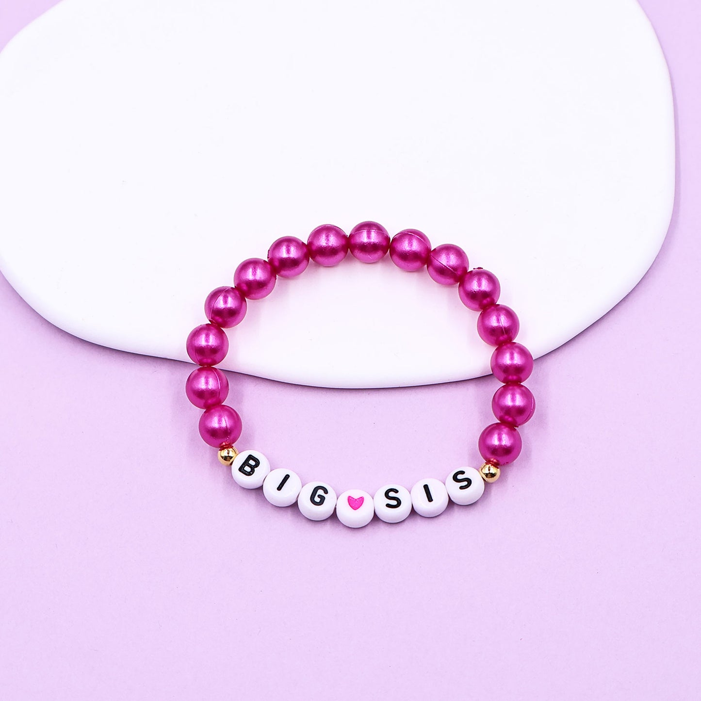 Cute Fashion Macaron Handmade Beaded Letter Bracelets