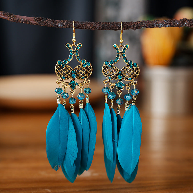 Versatile Innovative Feather Your Daisy Ornament Earrings