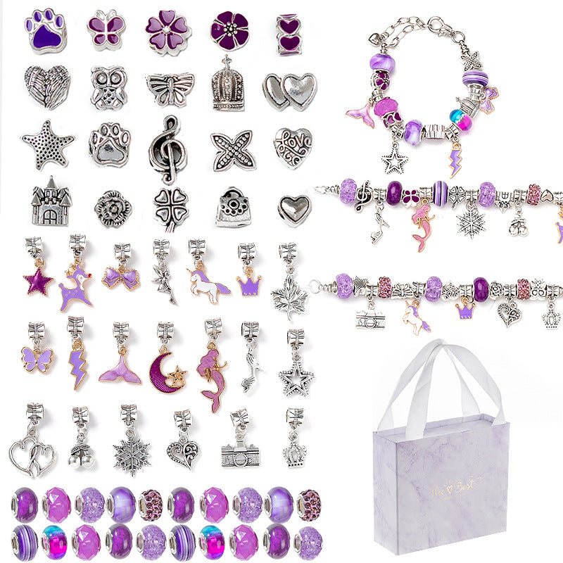 Children's Crystal Beads Alloy String Material Package Ornament Accessories Bracelets