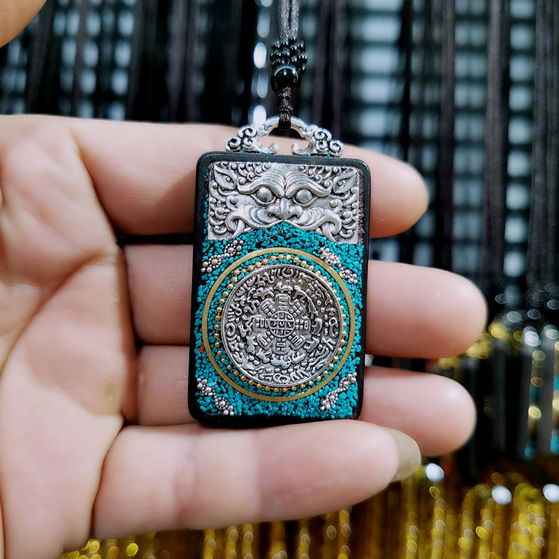 Tibetan Vintage Blackwood Father's Day Sweater Necklaces