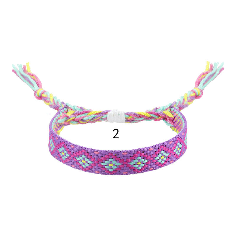 Woven Nepal Ethnic Style Lucky Friendship Bracelets