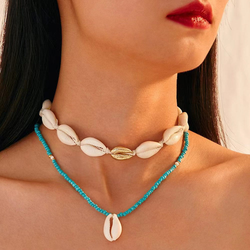 Ornament Hawaii Vacation Beach Shell Marine Necklaces