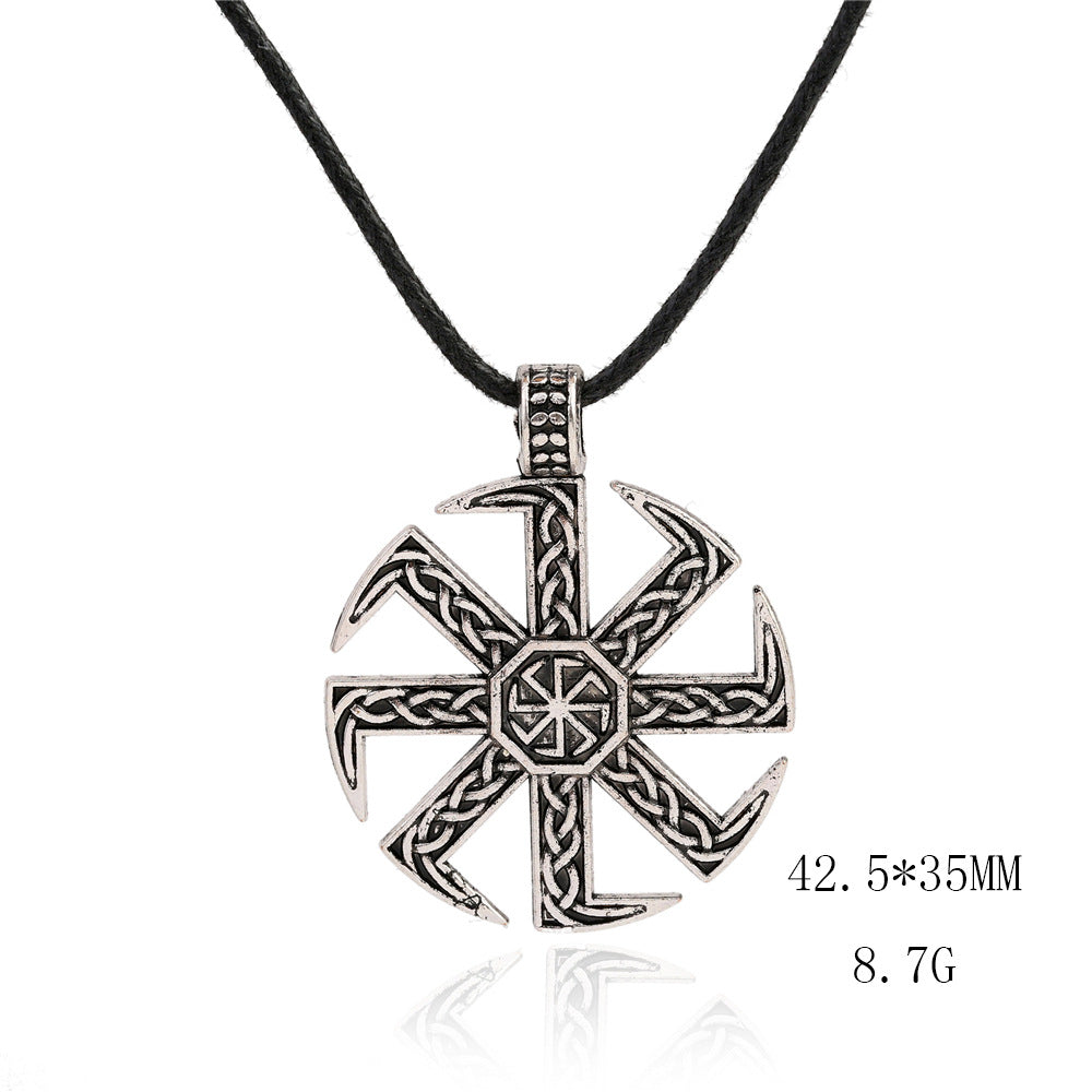 Men's Viking Ornament Force Laboratories Herringbone Slavic Necklaces