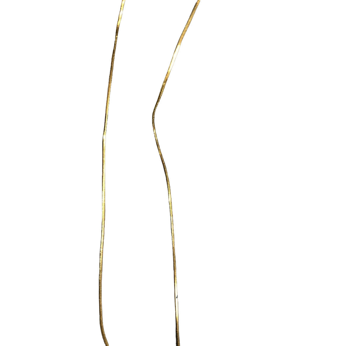 Women's Color Retention Gold Buckle Snake Bones Chain Pinhole Universal Fashion Necklaces